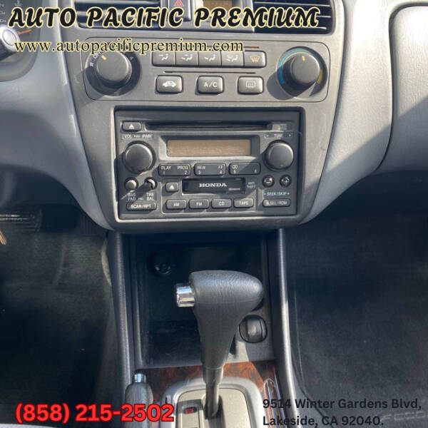 2002 Honda Accord Value Package