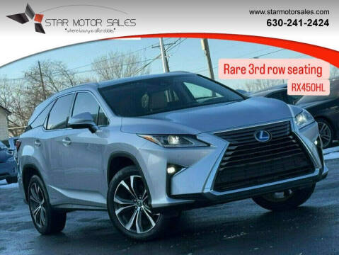 2018 Lexus RX 450hL for sale at Star Motor Sales in Downers Grove IL
