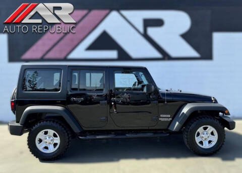 2016 Jeep Wrangler Unlimited for sale at Auto Republic Fullerton in Fullerton CA