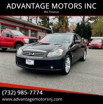 2006 Infiniti M35 for sale at ADVANTAGE MOTORS INC in Edison NJ
