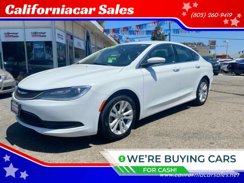 2016 Chrysler 200 for sale at Californiacar Sales in Santa Maria CA