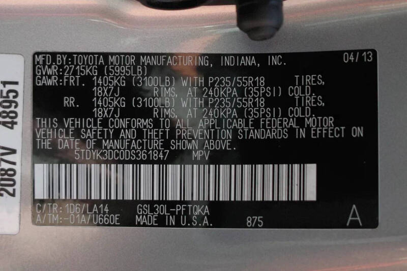 2013 Toyota Sienna