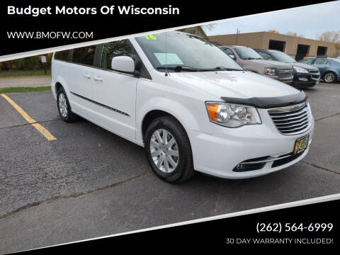 2016 Chrysler Town and Country for sale at Budget Motors of Wisconsin in Racine WI