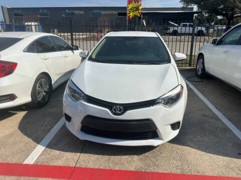 2014 Toyota Corolla for sale at Excellent Auto Sales in Grand Prairie TX