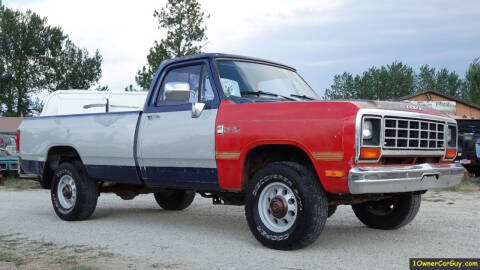 1990 Dodge RAM 150 for sale at 1 Owner Car Guy ~ Montana Muscle and Classics in Stevensville MT