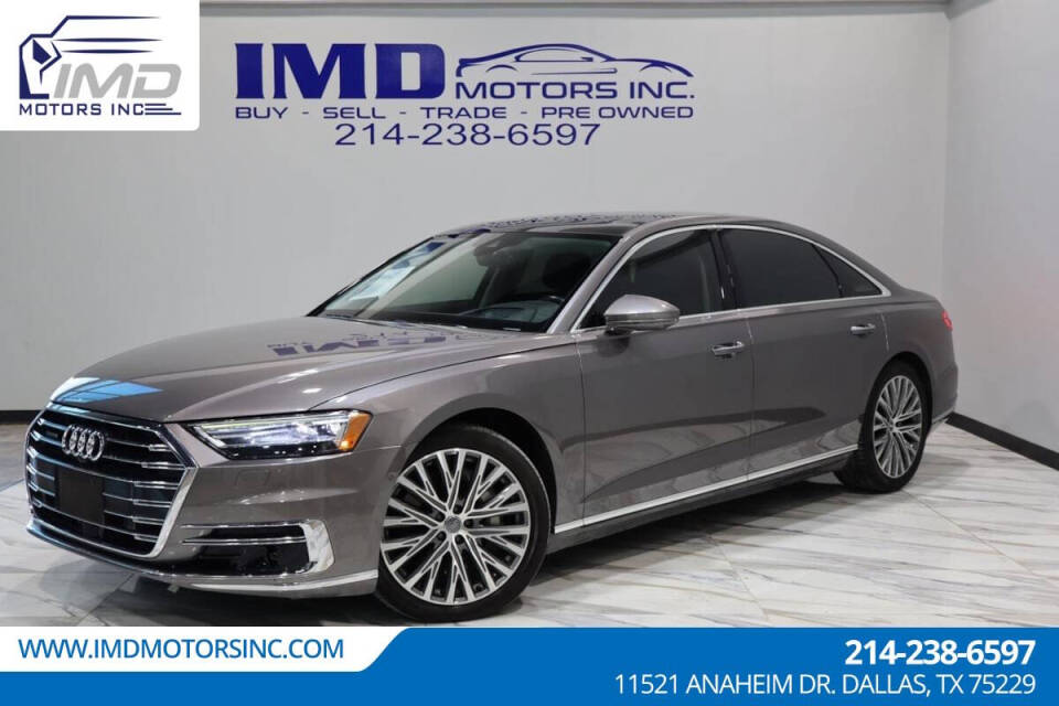 2019 Audi A8 L for sale at IMD MOTORS, INC in Dallas, TX