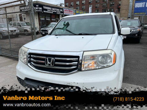2013 Honda Pilot for sale at Vanbro Motors Inc in Staten Island NY