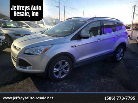 2015 Ford Escape for sale at Jeffreys Auto Resale, Inc in Clinton Township MI