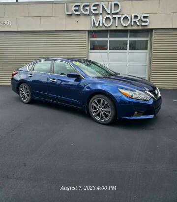 2018 Nissan Altima for sale at Legend Motors of Ferndale - Legend Motors of Detroit in Detroit MI