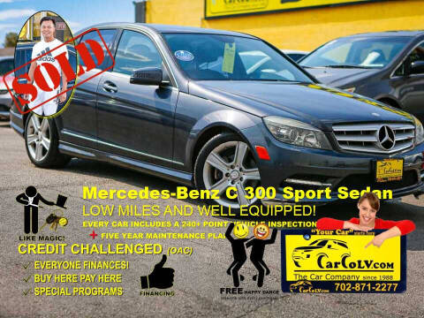 2011 Mercedes-Benz C-Class for sale at The Car Company in Las Vegas NV