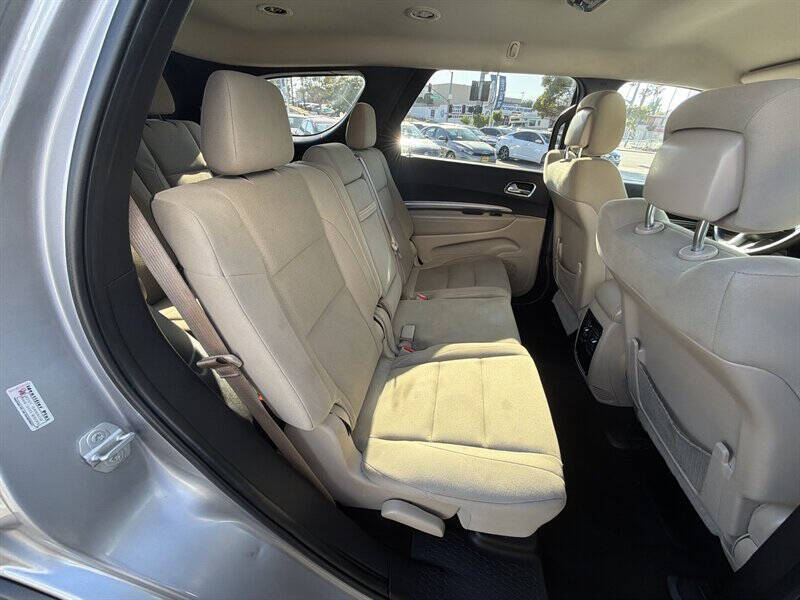 Silver 2015 Dodge Durango SXT SXT 4dr SUV 14