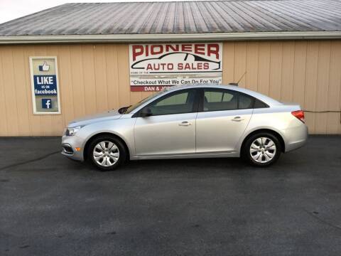 2015 Chevrolet Cruze for sale at Pioneer Auto Sales in Pioneer OH