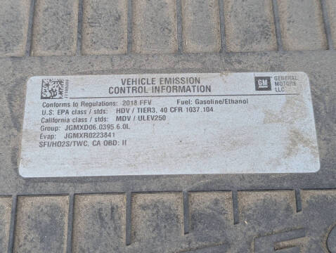 2018 GMC Savana LT 3500