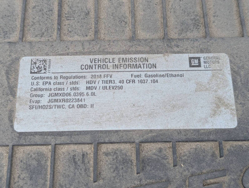 2018 GMC Savana LT 3500