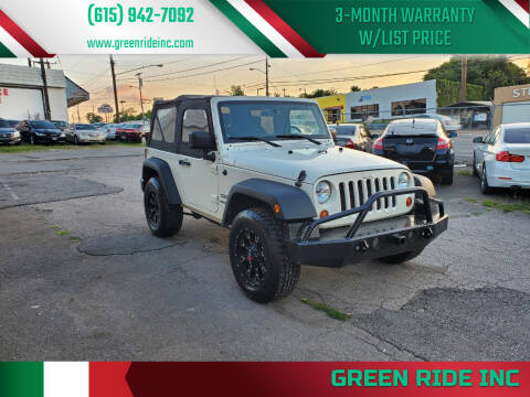 Jeep Wrangler For Sale in Nashville, TN - Green Ride Inc