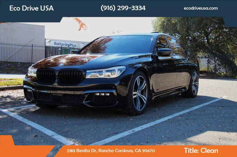 2016 BMW 7 Series for sale at Eco Drive USA in Rancho Cordova CA