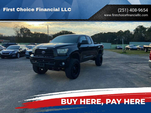 2007 Toyota Tundra for sale at First Choice Financial LLC in Semmes AL