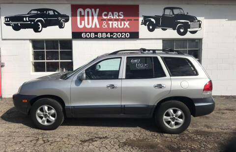 2005 Hyundai Santa Fe for sale at Cox Cars & Trux in Edgerton WI