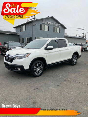 2017 Honda Ridgeline for sale at Brown Boys in Yakima WA
