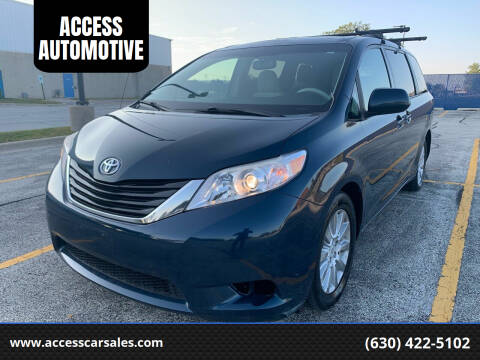 2012 Toyota Sienna for sale at ACCESS AUTOMOTIVE in Bensenville IL