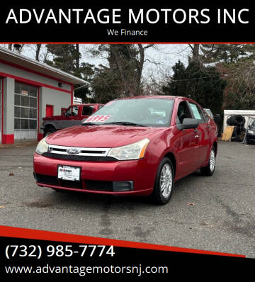 2011 Ford Focus for sale at ADVANTAGE MOTORS INC in Edison NJ