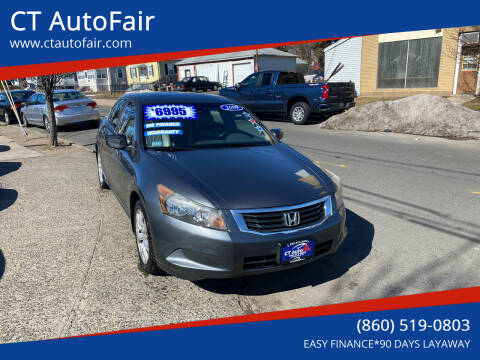 2009 Honda Accord for sale at CT AutoFair in West Hartford CT