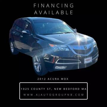 2012 Acura MDX for sale at A & J AUTO GROUP in New Bedford MA