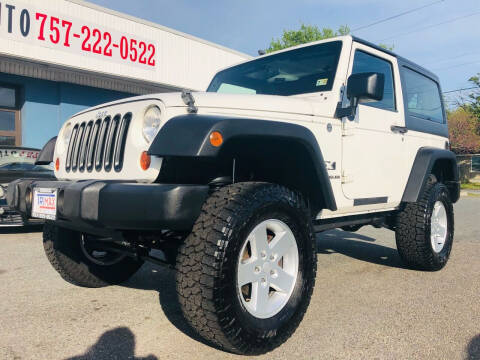 2009 Jeep Wrangler for sale at Trimax Auto Group in Norfolk VA