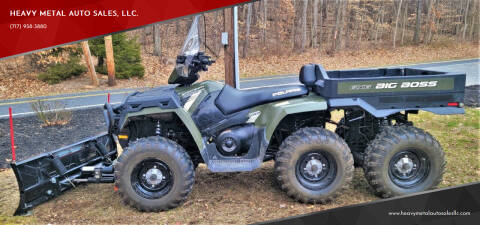 2014 Polaris BIG BOSS 800EFI 6X6 for sale at HEAVY METAL AUTO SALES, LLC. in Lewisberry PA