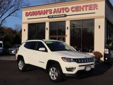 2019 Jeep Compass for sale at DORMANS AUTO CENTER OF SEEKONK in Seekonk MA