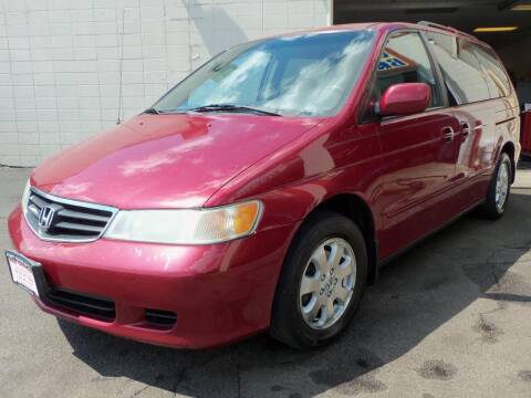 2002 Honda Odyssey for sale at FIRST CHOICE AUTO Inc in Middletown OH