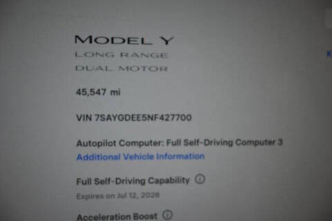 2022 Tesla Model Y Long Range