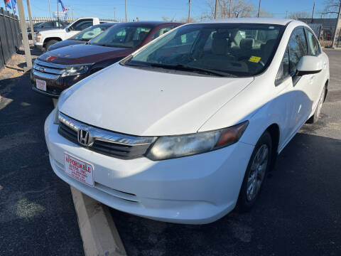 2012 Honda Civic for sale at Affordable Autos in Wichita KS