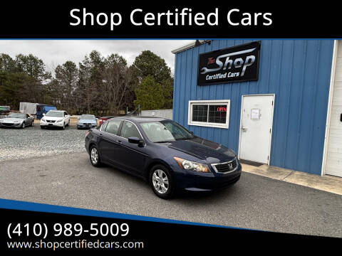 2009 Honda Accord for sale at Shop Certified Cars in Easton MD