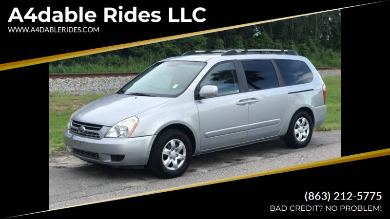 2007 Kia Sedona for sale at A4dable Rides LLC in Haines City FL