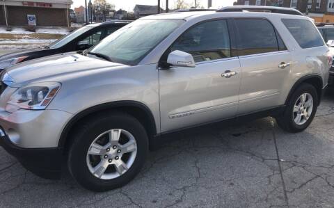 2008 GMC Acadia for sale at D -N- J Auto Sales Inc. in Fort Wayne IN