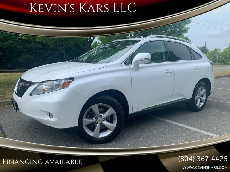 2010 Lexus RX 350 for sale at Kevin's Kars LLC in Richmond VA