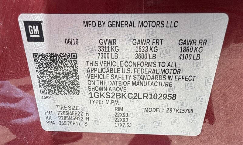 2020 GMC Yukon SLT