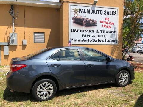 2017 Toyota Corolla for sale at Palm Auto Sales in West Melbourne FL