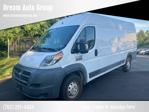 2017 RAM ProMaster for sale at Dream Auto Group in Dumfries VA