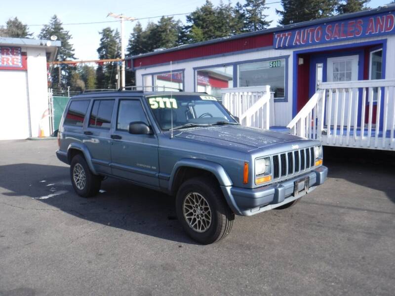 1998 Jeep Cherokee for sale at 777 Auto Sales and Service in Tacoma WA