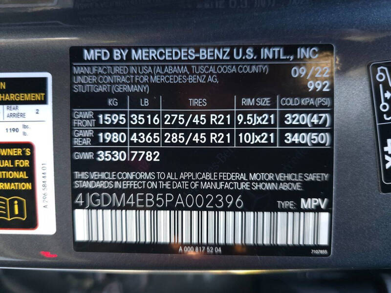 2023 Mercedes-Benz EQS EQS 580 4MATIC