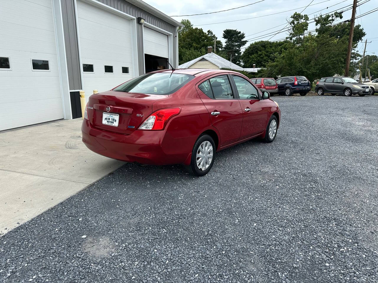 2012 Nissan Versa for sale at PEAK VIEW MOTORS in Mount Crawford, VA