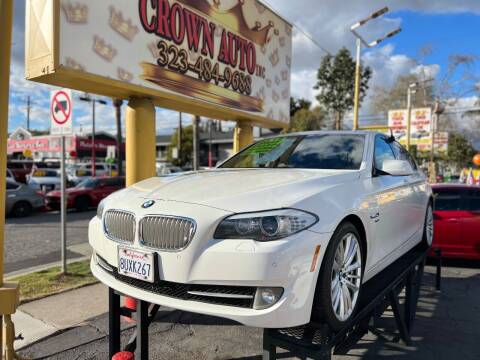 2011 BMW 5 Series for sale at Crown Auto Inc in South Gate CA