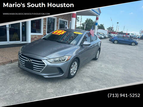 2017 Hyundai Elantra for sale at Mario's South Houston in South Houston TX