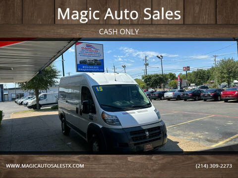 2015 RAM ProMaster for sale at Magic Auto Sales - Cash Cars in Dallas TX