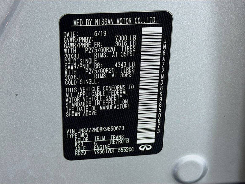 2019 Infiniti QX80 Luxe