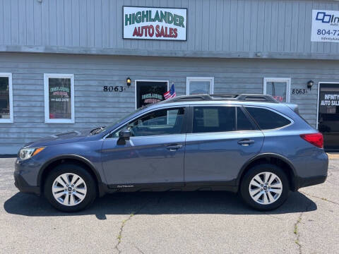 2016 Subaru Outback for sale at Highlander Auto Sales in Mechanicsville VA