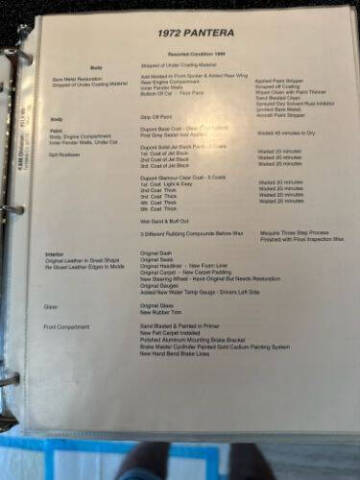 1972 De Tomaso Pantera