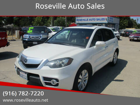 2011 Acura RDX for sale at Roseville Auto Sales in Roseville CA